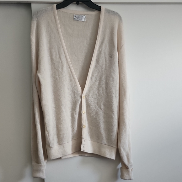 Dior Cream Knitwear Cardigan - Picture 1 of 8